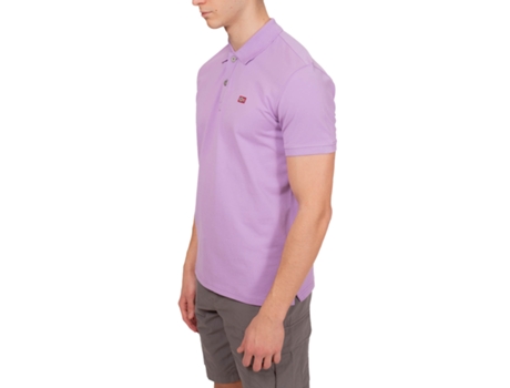 Polo de Hombre NAPAPIJRI Algodón Morado (2XL)