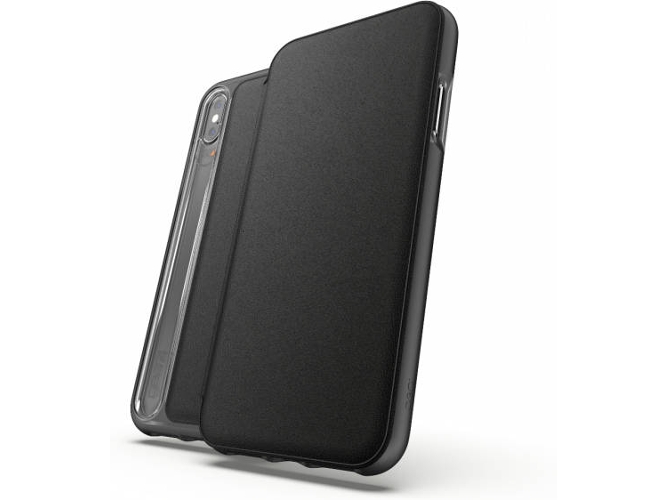 Funda iPhone XS Max GEAR4 Oxford Leather Negro