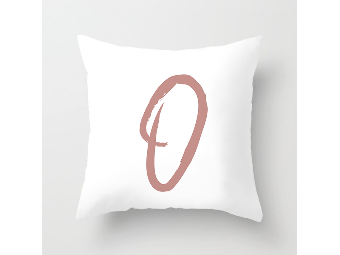 Serie Letras Funda Decorativa de Almohada