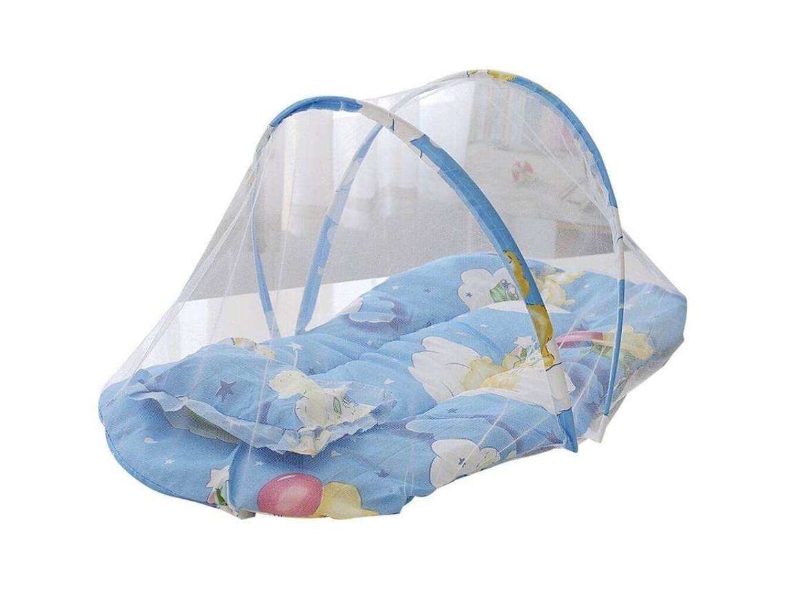 Mosquitera Para Cuna De Bebé Portátil Plegable Con Colchón De Algodón Ideal Para Viajes Y Exteriores