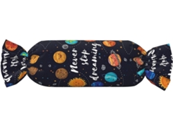 Almohada Cilíndrica Forma Caramelo Felpa Poliéster Espuma Viscoelástica Resistentes Ajustable Fácil Soporte