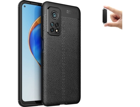 Carcasa y Soporte Xiaomi Mi 10T Pro Rugged Leather Negro