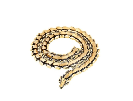 Collar de acero de titanio de quilla para hombres vikingos