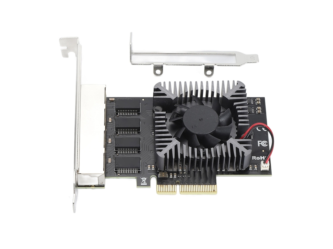 Tarjeta De Red Pcie De 4 Puertos 2.5gbps Rtl8125b Para Linux Windows