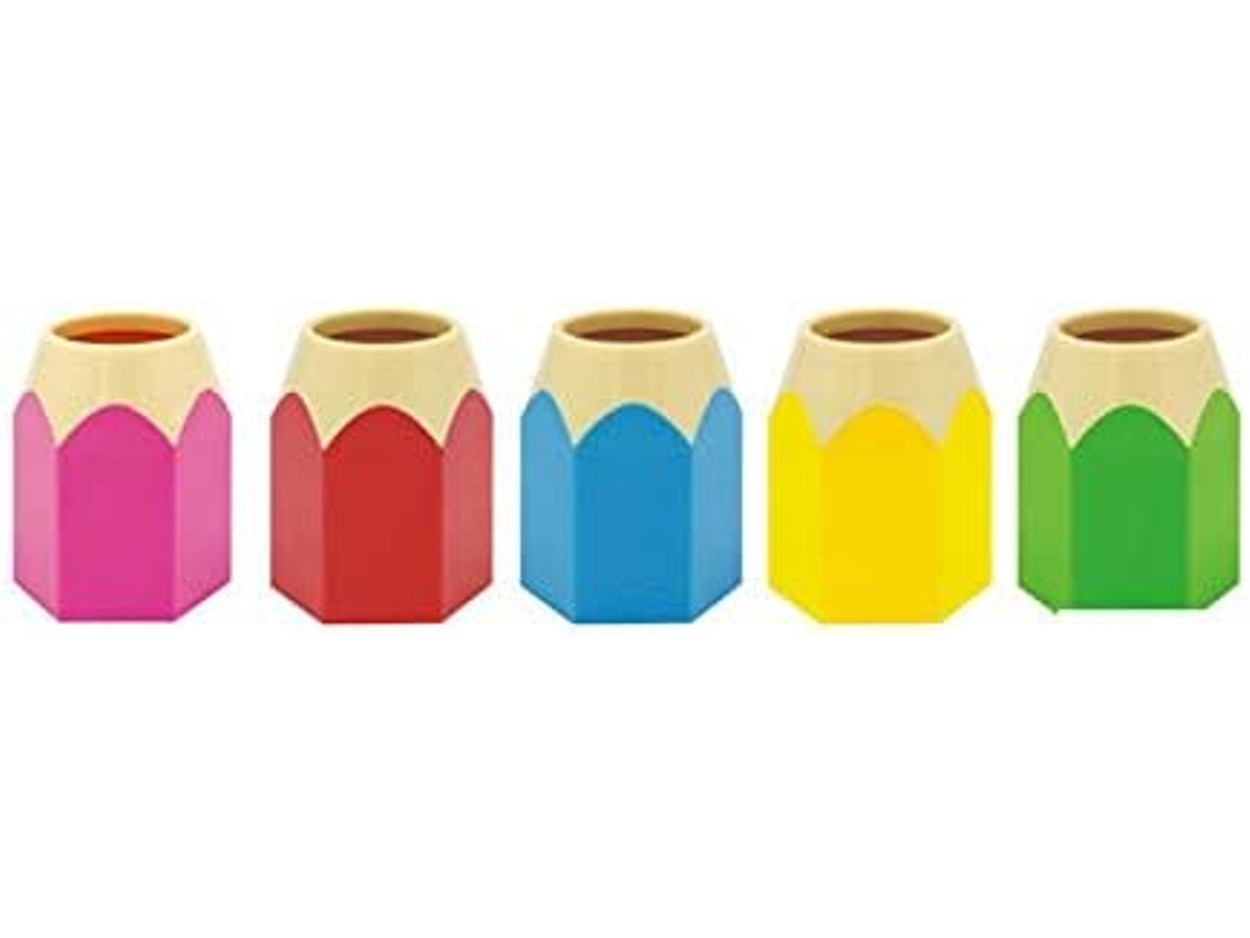 VVJIJILLY Porta Canetas De Mesa Com Aparência Elegante, Tamanho Compacto, Mas Grande Capacidade, Porta Canetas Sólidos Em Formato De Lápis, Fáceis De Limpar E D