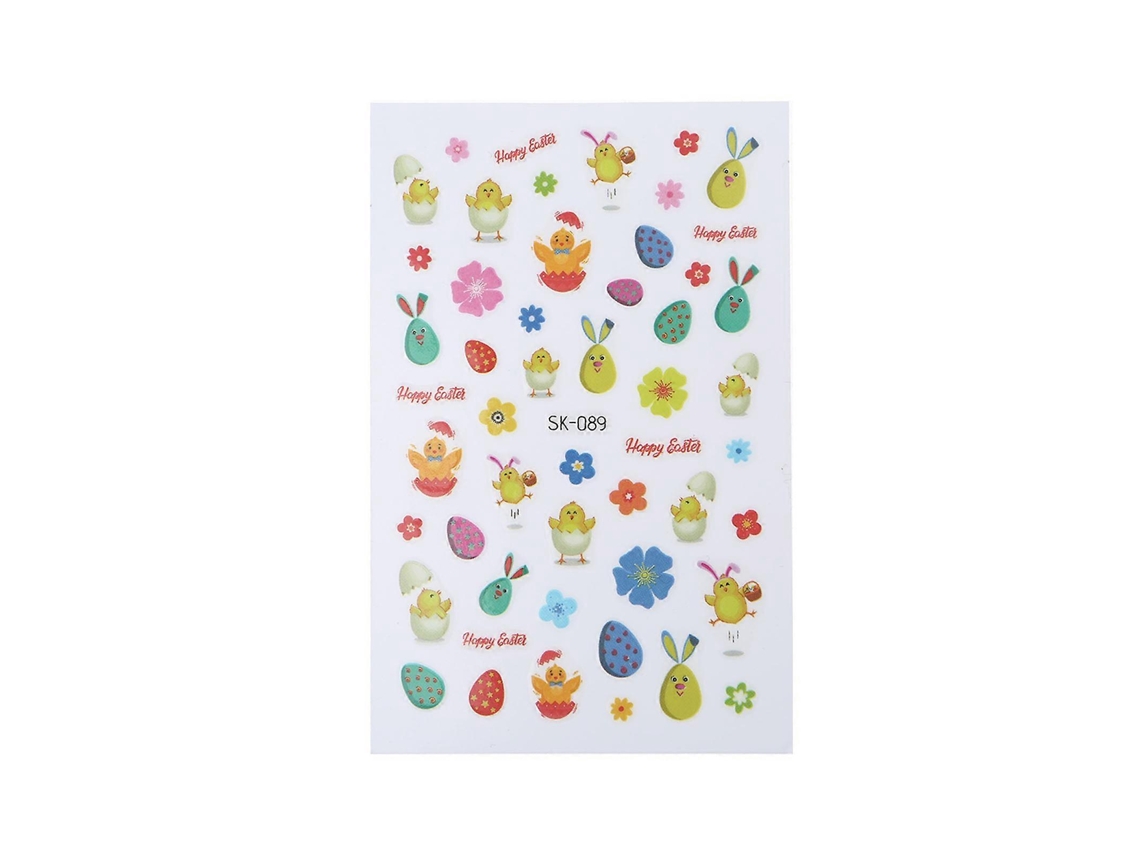 Pegatinas de Pascua con pollitos para uñas, ideales para decorar uñas femeninas y femeninas (Nostalgia88)