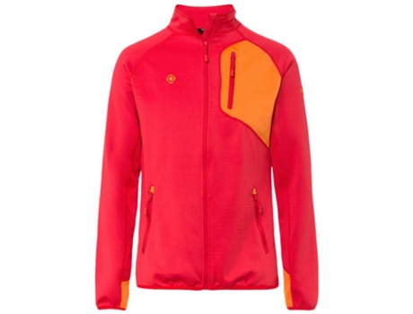 Abrigo Polar para Hombre IZAS Ebro Rojo para Montaña (M)