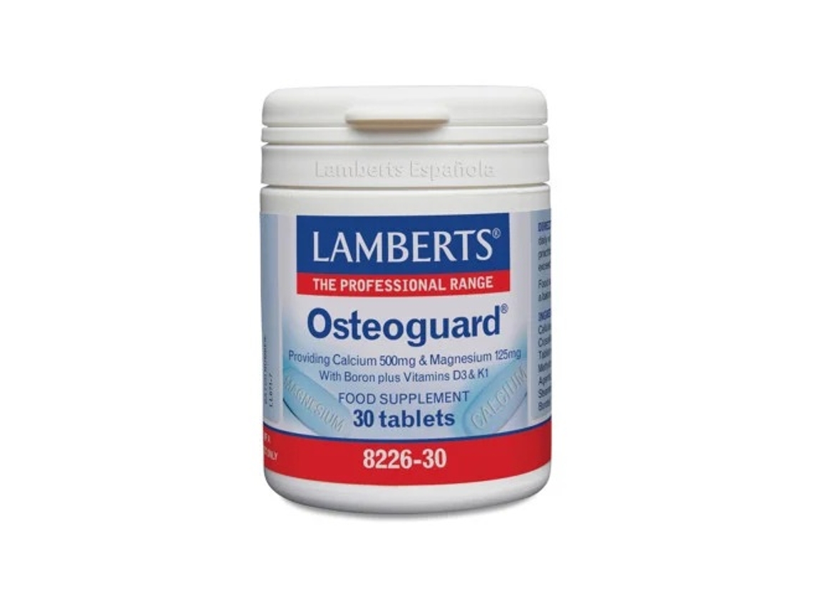 Suplemento Alimentar LAMBERTS Osteoguard (30 Tabs - Polvo)