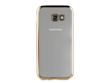 Funda Bling Souple para Samsung Galaxy A3 MUVIT Plástico Dorado