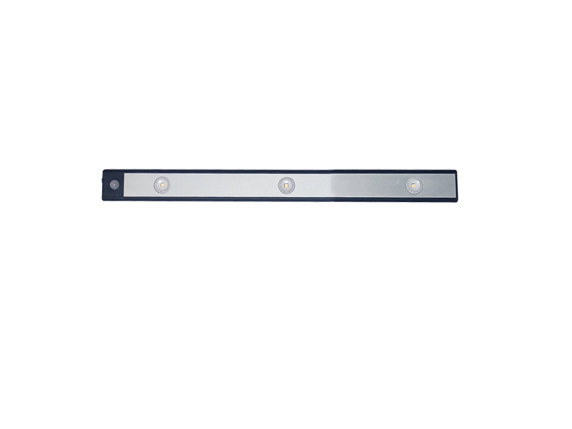 2026-luz Led Para Armario Ultra Delgada Inalámbrica Recargable Con Sensor De Movimiento 40cm Negro