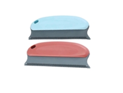 Cepillo quitapelos para mascotas, Ly Ebike, dispositivo quitapelos para perros y gatos (2 piezas, rojo y azul)