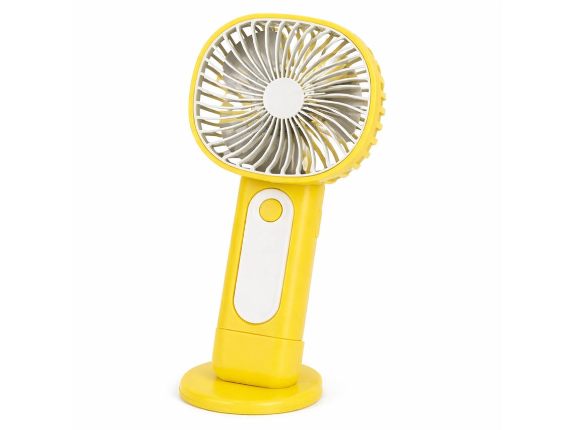 Ventoinha Portátil Usb Design Compacto E 3 Velocidades Gandy 69370 Amarelo