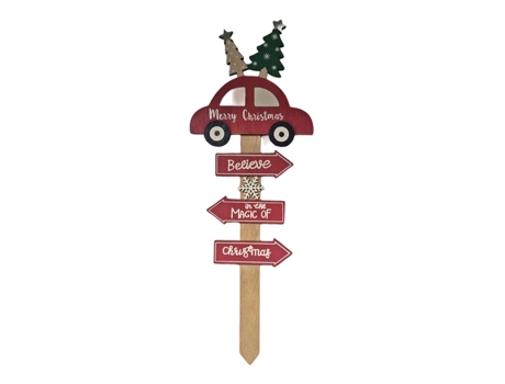 Adorno navideño de madera de Navidad LPM