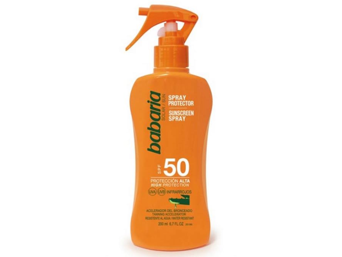 Protector Solar BABARIA Aloe Vera SPF 50 (200 ml)