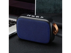 (azul) Mini Altavoz Bluetooth Portátil, Inalámbrico E Impermeable De Tela