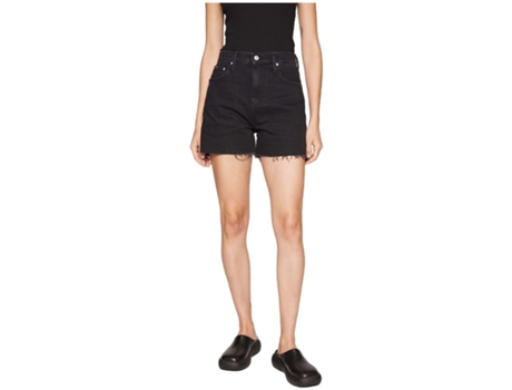 Pantalones de Mujer CALVIN KLEIN Seg Curto Negro (W24)