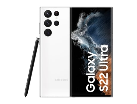 Smartphone SAMSUNG S22 Ultra Branco 128 Gb 8 Gb Ram Octa Core 6,8