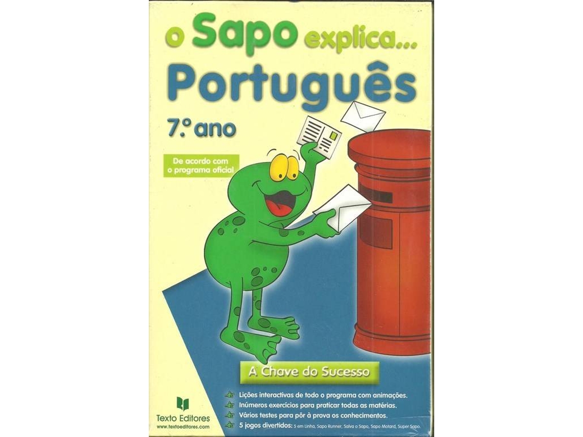 Libro O Sapo Explica ... Português 7º Ano - Cd-Rom (Portugués)