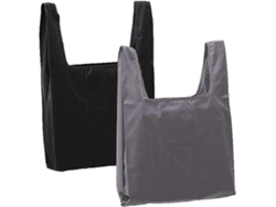 Juego de 2 bolsas de compra de nailon reutilizables, lavables y ecológicas, plegables e ideales para el uso diario GOKOCO