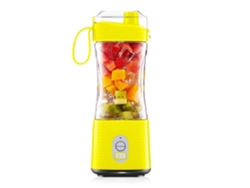 Licuadora portátil para batidos y licuados Exprimidor de frutas de tamaño único para viajes Vaso mezclador Gusshious Amarillo