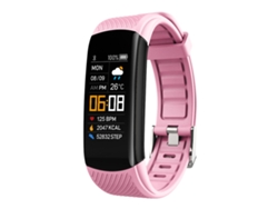 Reloj inteligente MDUG con Bluetooth, resistente al agua y pantalla HD (rosa)