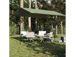 Lona de camping impermeable verde de 400x294 cm