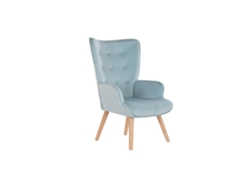 Butaca Poliester Madera Terciopelo 67x75x96cm