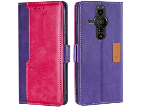 Funda Sony Xperia Pro-I HFS-HOUSE Cartera Morado