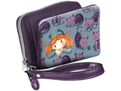 Cartera FOREVER NINETTE Nico (Morado - 10x15.5x2.5cm)