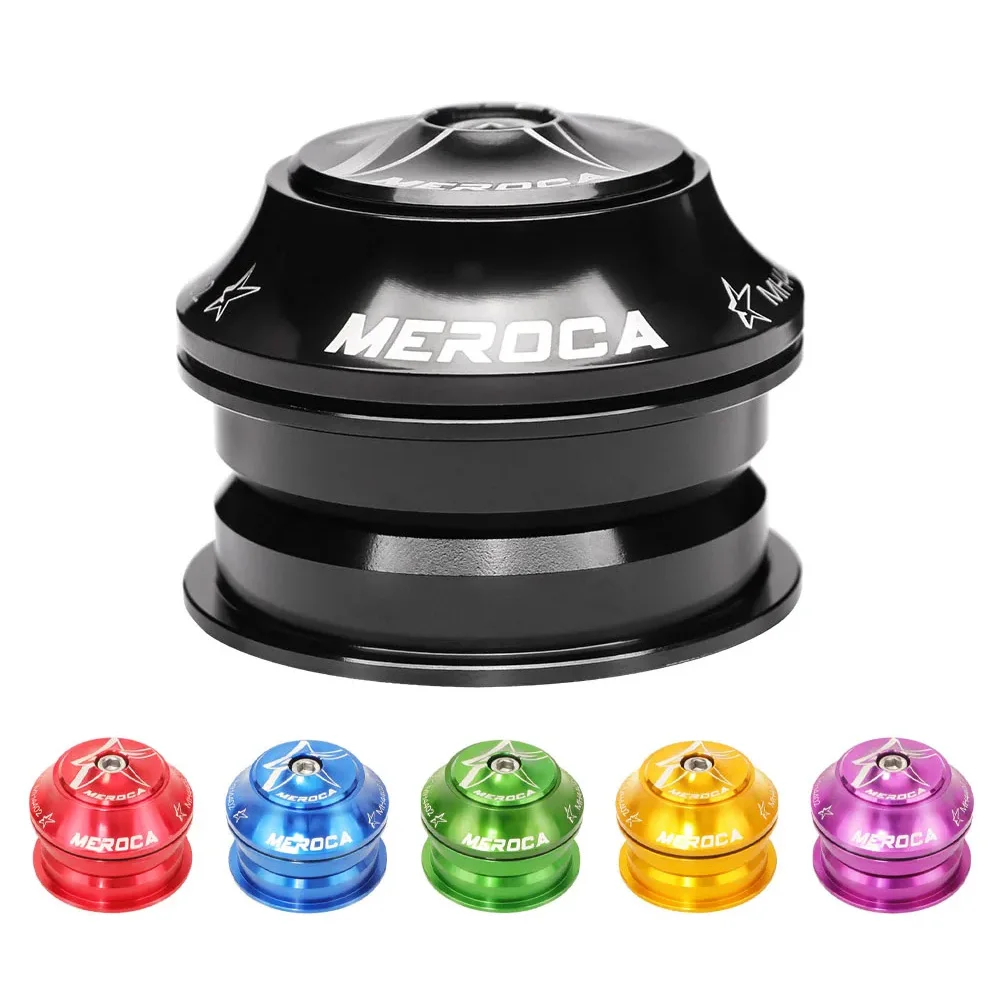 Juego de dirección ultraligero para bicicleta Meroca de 44 mm con junta de horquilla integrada de 1 1/8" Vayotoy