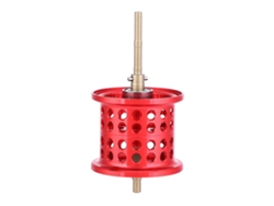Carrete De Aluminio Con Rodamiento Redondo Para Carretes De Pesca Pmax3/bmax3/smax3 (rojo)