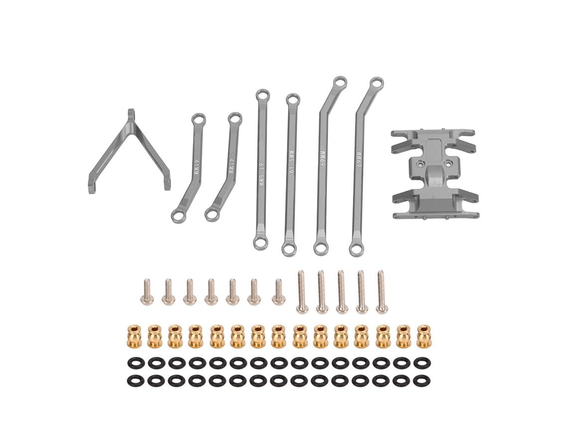 Ymsl Kit De Barra De Dirección Rc Para Axial Scx24 1/24 Deadbolt Axi90081 B17 Axi00004 Pieza De Mejora De Carro Rc Titanio Hxl