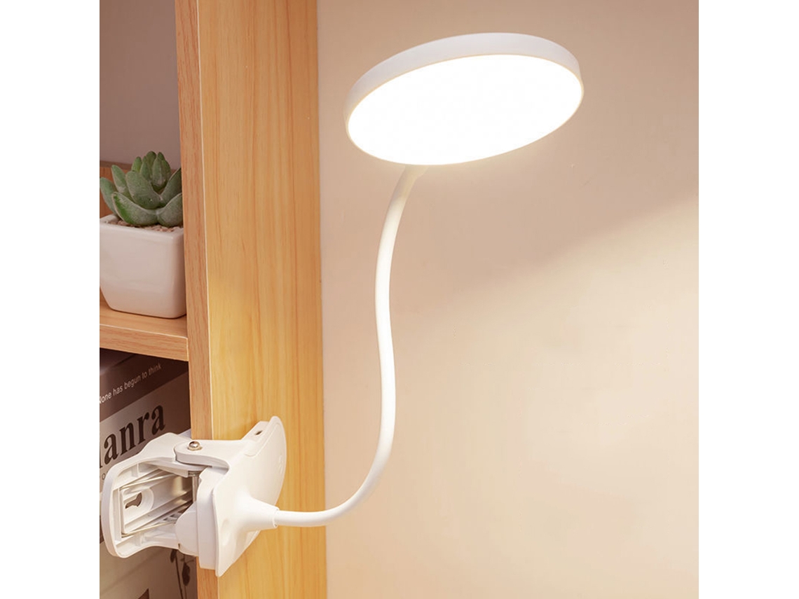 Luz de lectura inalámbrica, 3 niveles de brillo, recargable