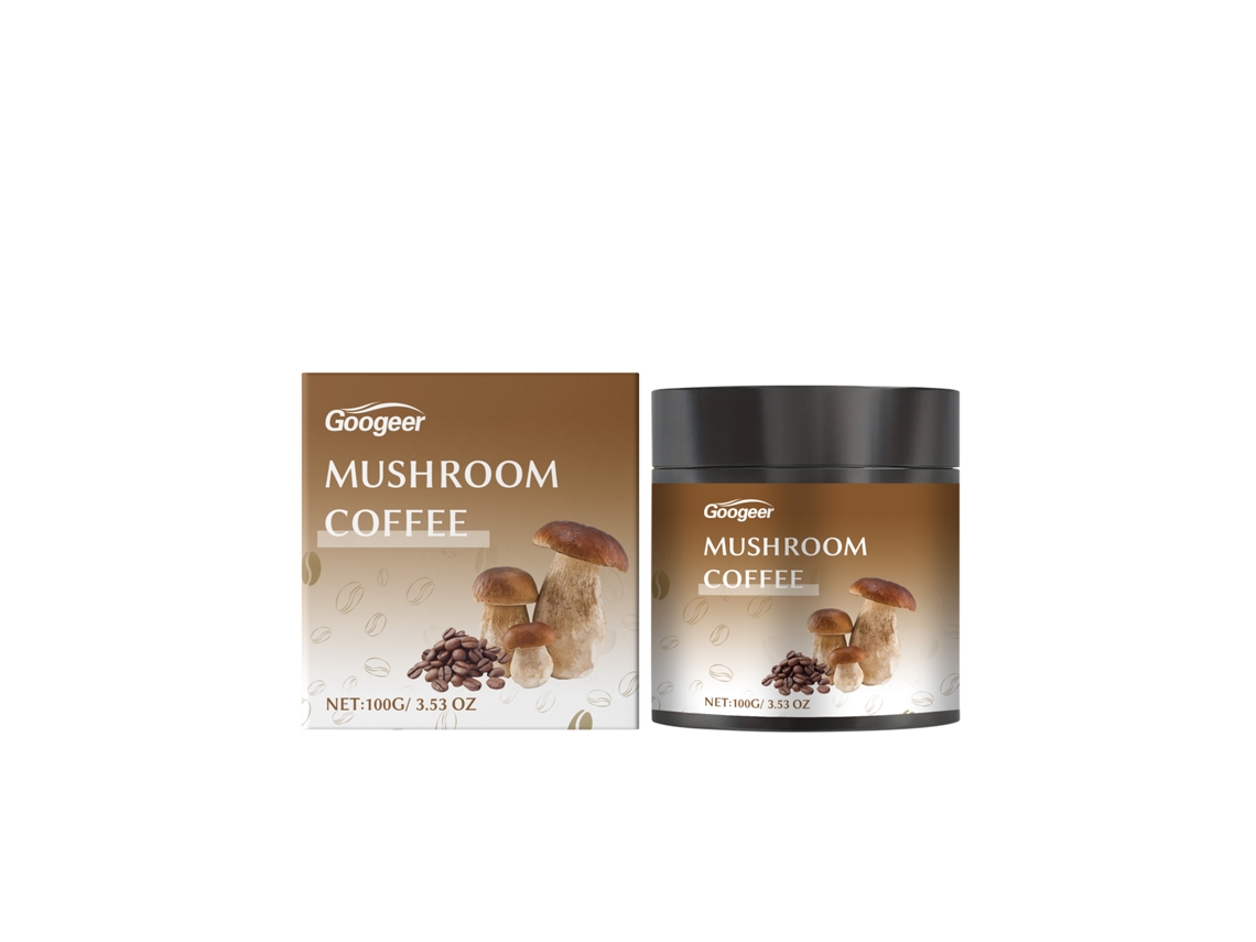 Aperitivo de café instantáneo con champiñones
