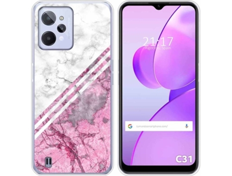 Carcasa para Realme C31 TUMUNDOSMARTPHONE Dibujos Mármol 03 Multicolor