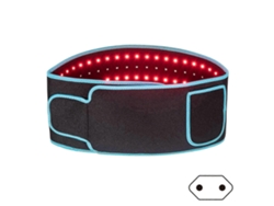 Cinturón de terapia de luz roja para aliviar el dolor corporal, dispositivo multifuncional de terapia de luz roja para hombres y mujeres