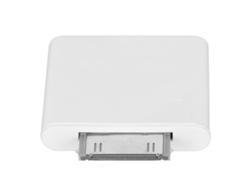 Adaptador Bluetooth Inalámbrico De 30 Pines, Plug And Play, Dongle Transmisor De Sonido, Blanco