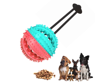Juguetes Para Mascotas Bola Dispensadora De Comida Para Perros Bola Para Masticar Juguete De Limpieza Interactivo ELKUAIE