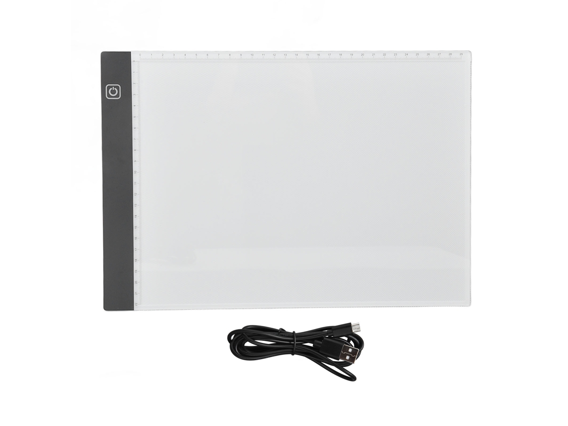 Tableta gráfica USB 5V A4 con 3 niveles de brillo, control táctil y escala, 300-350 lúmenes. CHABERLU
