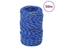 Cuerda De Barco Polipropileno Azul 2 Mm 50 M