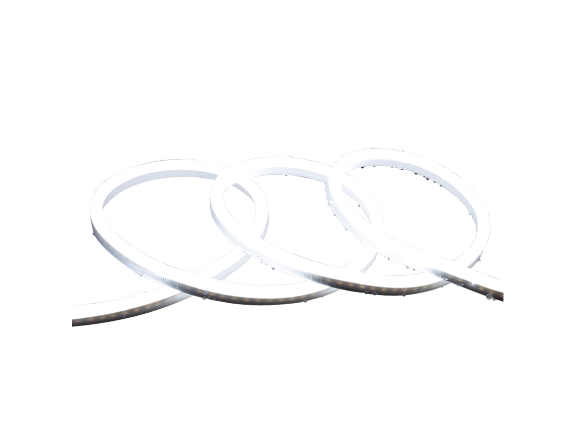 Tira Led Neón Regulable 220v Sflex8 8w/m Corte 100cm Ip65 A Medida Branco Frio 1 M