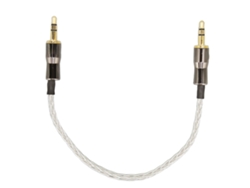 Cable Adaptador Preffair De 3,5 Mm A 3,5 Mm, 8 Núcleos, Occ, Chapado En Plata, Para Teléfonos, Tabletas Y Ordenadores
