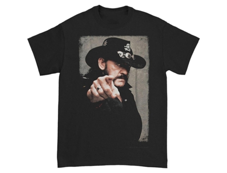 Camiseta ROCKINSTONE Motorhead Señalando Foto (Algodón - S)