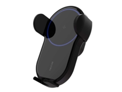 Cargador Carro Sem Rápido Qi Aperto Ventilação Montagem YIZHOOD Negro