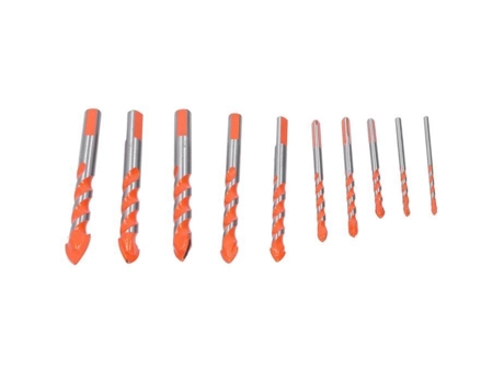 FDIT Herramientas de perforación Juego de Brocas Multifuncionales de 10 Piezas 3/4/5/6/6/8/10/12/14/16 mm Taladro Triangular para Madera