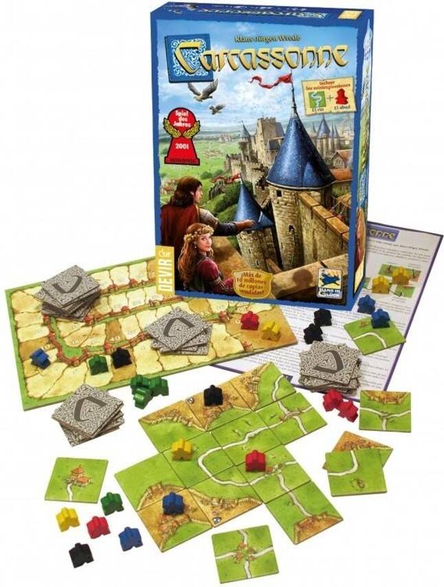 Juego de Mesa DEVIR Carcassonne (Edad Mínima: 8 - Nível Dificuldad: Intermédio - Portugués)