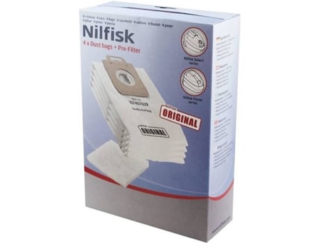 Bolsas para aspirador NILFISK Select (4 unidades)