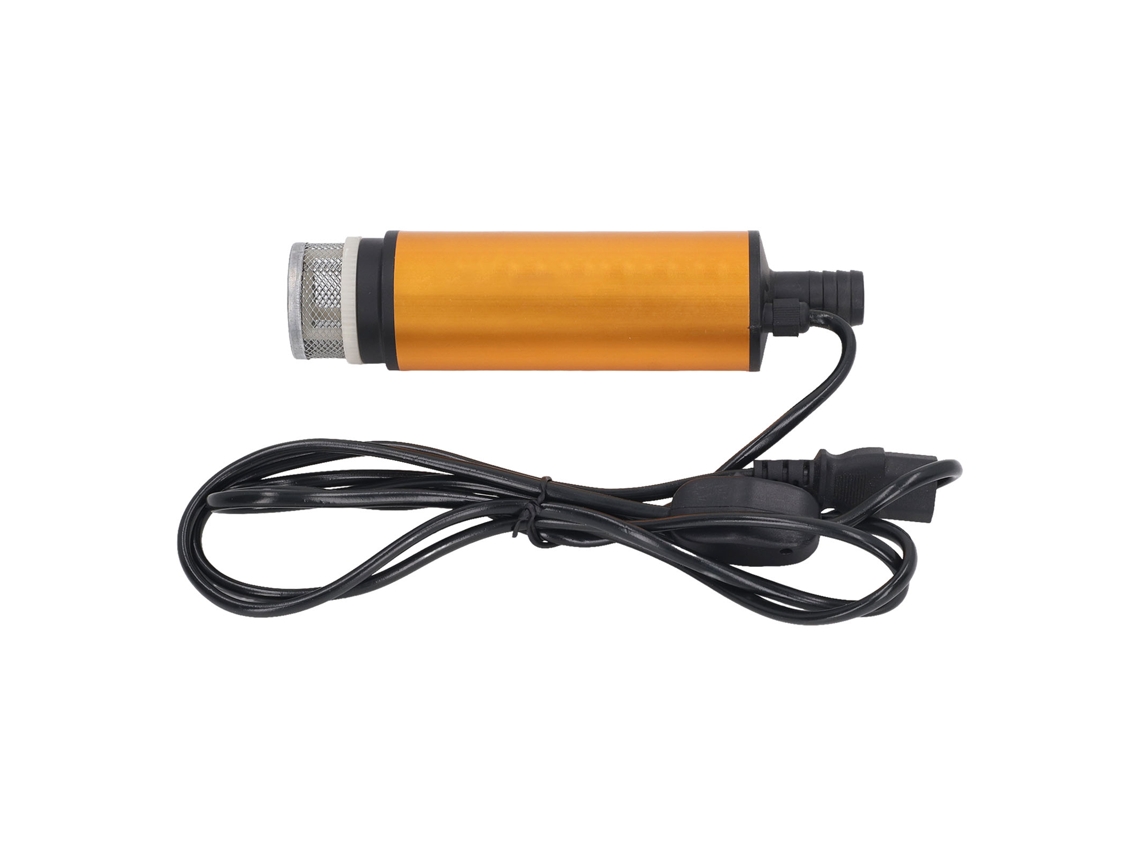 Bomba De Combustible Eléctrica Universal Acero Inoxidable Mini Portátil Motor Dc 24v