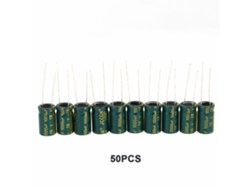 Kit De Condensadores Electrolíticos Radiales Verdes 16v 1000uf 50 Piezas