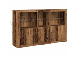 Aparador LED de madera antigua 162 x 37 x 100 cm MAISON EXCLUSIVE